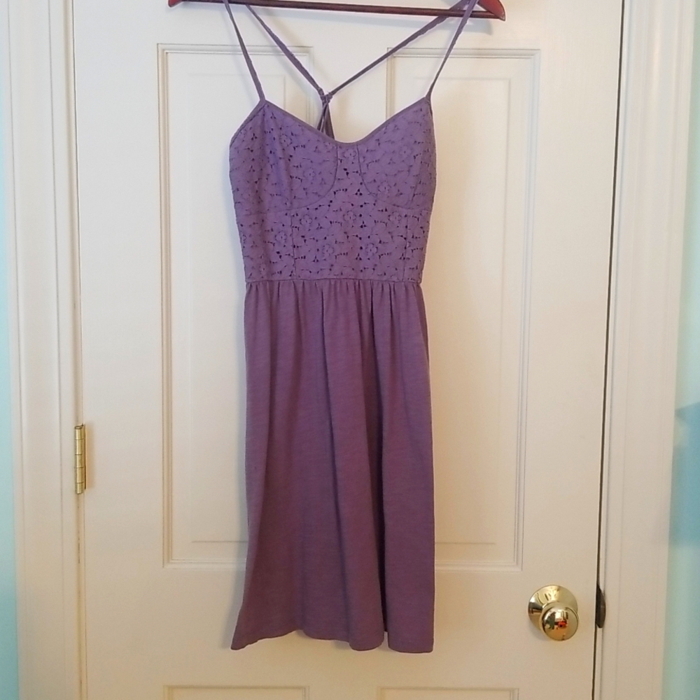 Strappy eyelet dress